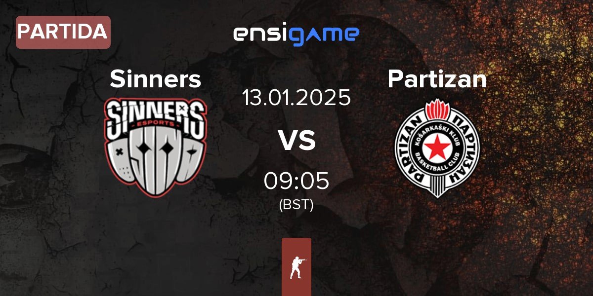 Partida Sinners Esports Sinners vs Partizan | 13.01