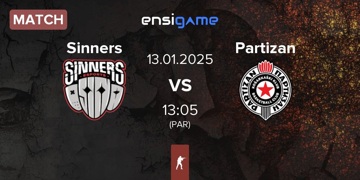 Match Sinners Esports Sinners vs Partizan | 13.01