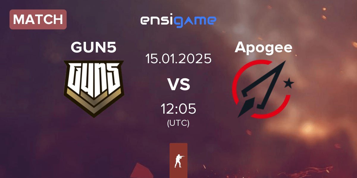 Match GUN5 Esports GUN5 vs Apogee | 15.01