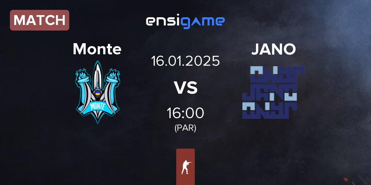 Match Monte vs JANO Esports JANO | 16.01