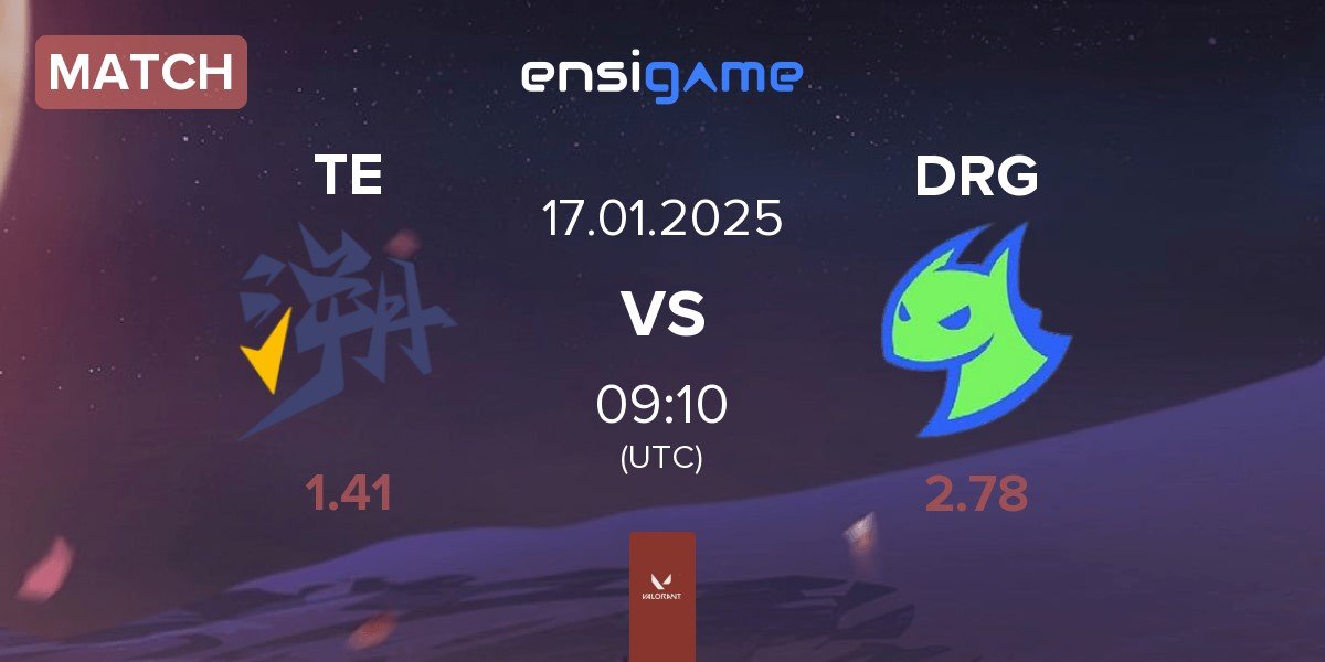 Match Trace Esports TE vs Dragon Ranger Gaming DRG | 17.01