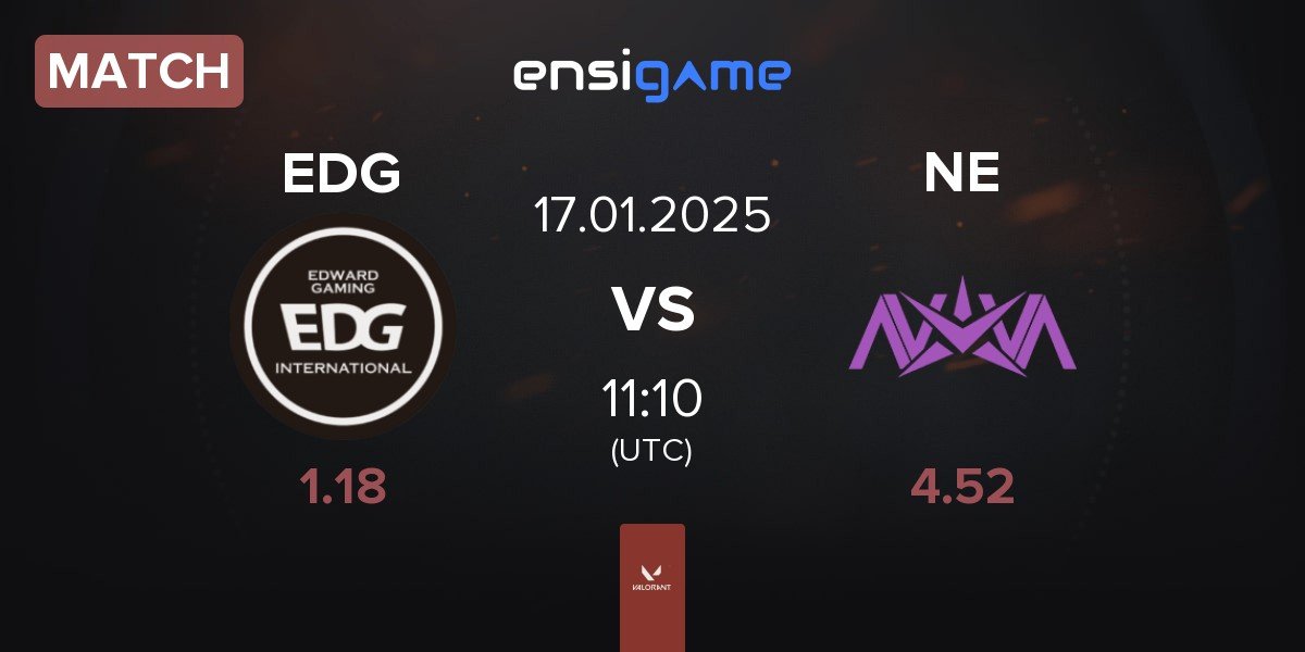 Match Edward Gaming EDG vs Nova Esports NE | 17.01