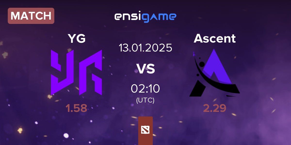 Match Yangon Galacticos YG vs Ascent Esports Ascent | 13.01