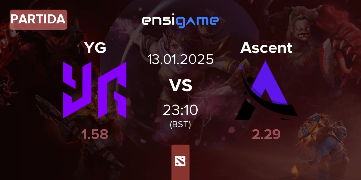 Partida Yangon Galacticos YG vs Ascent Esports Ascent | 13.01