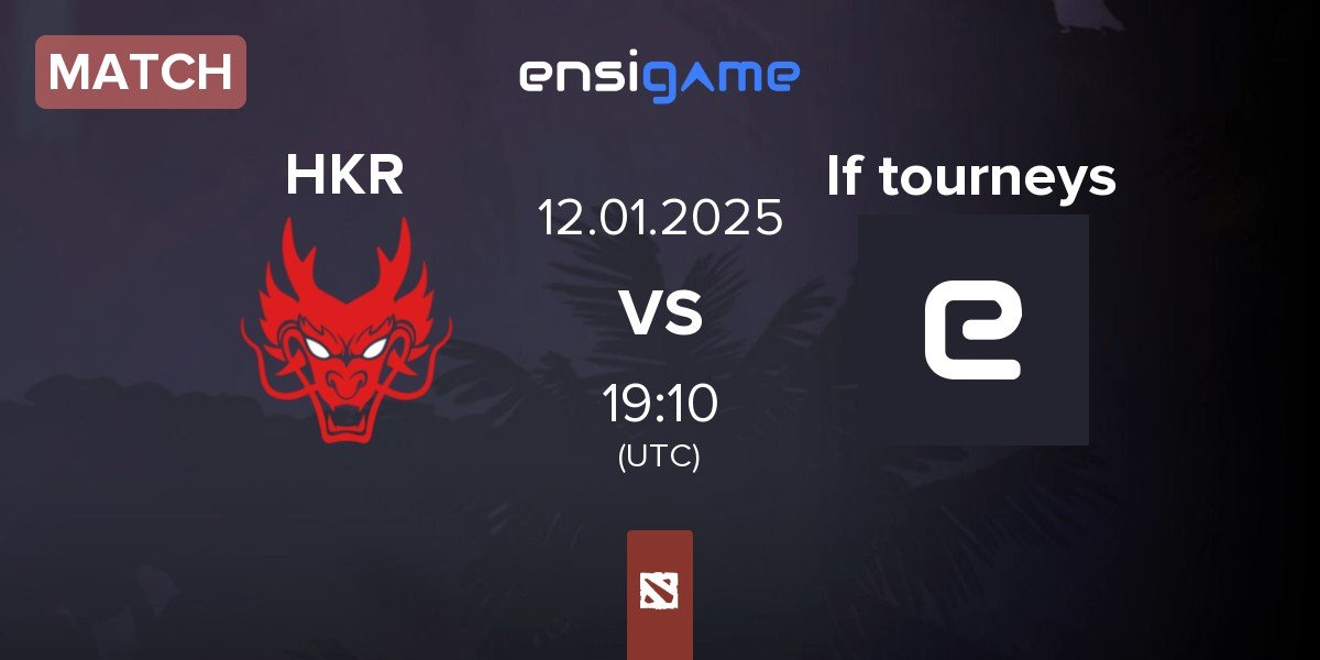 Match Hokori HKR vs If tourneys | 12.01