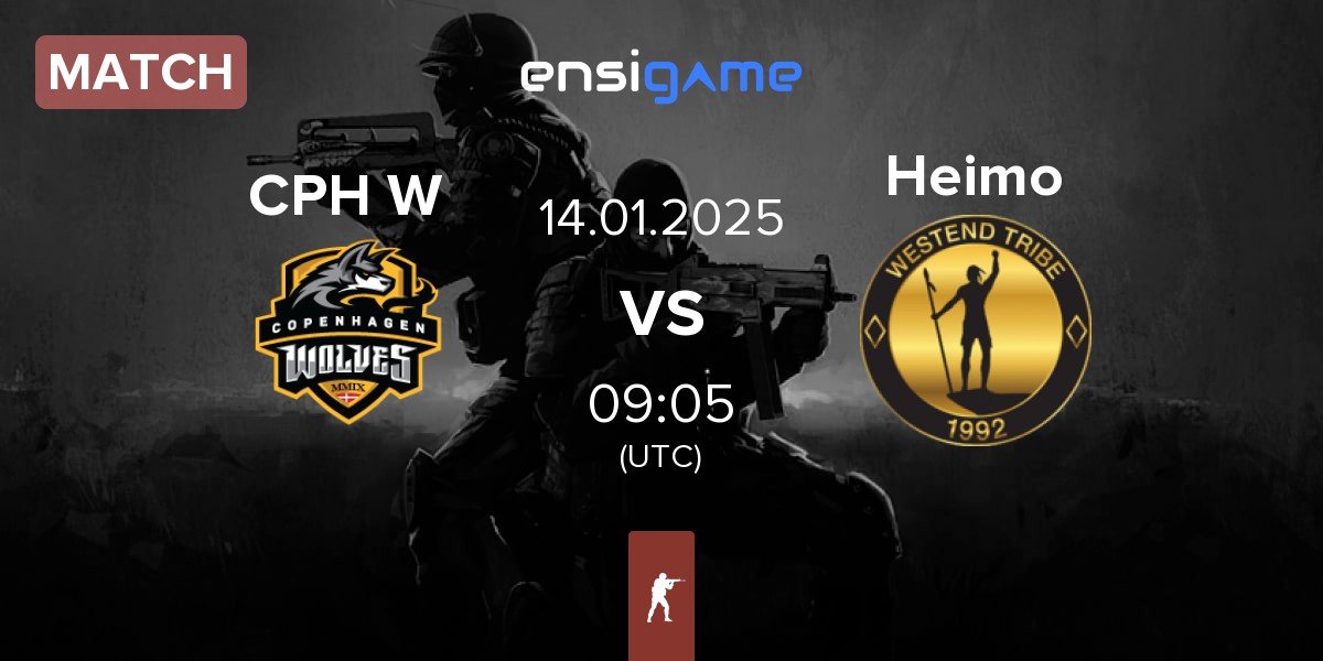 Match Copenhagen Wolves CPH W vs Heimo Esports Heimo | 14.01