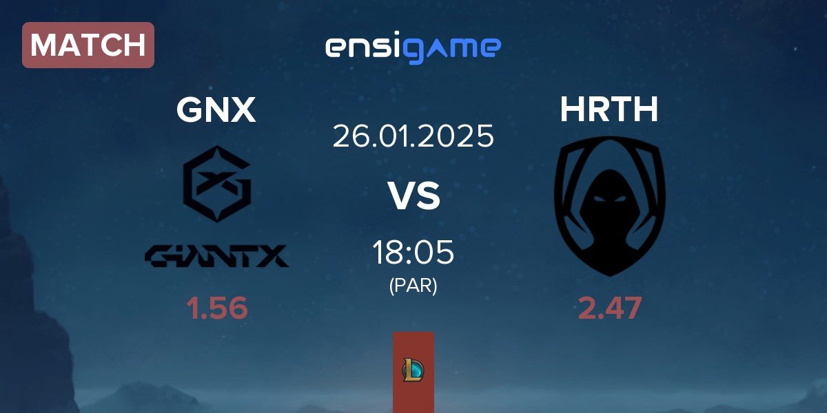 Match GIANTX GNX vs Team Heretics HRTH | 26.01