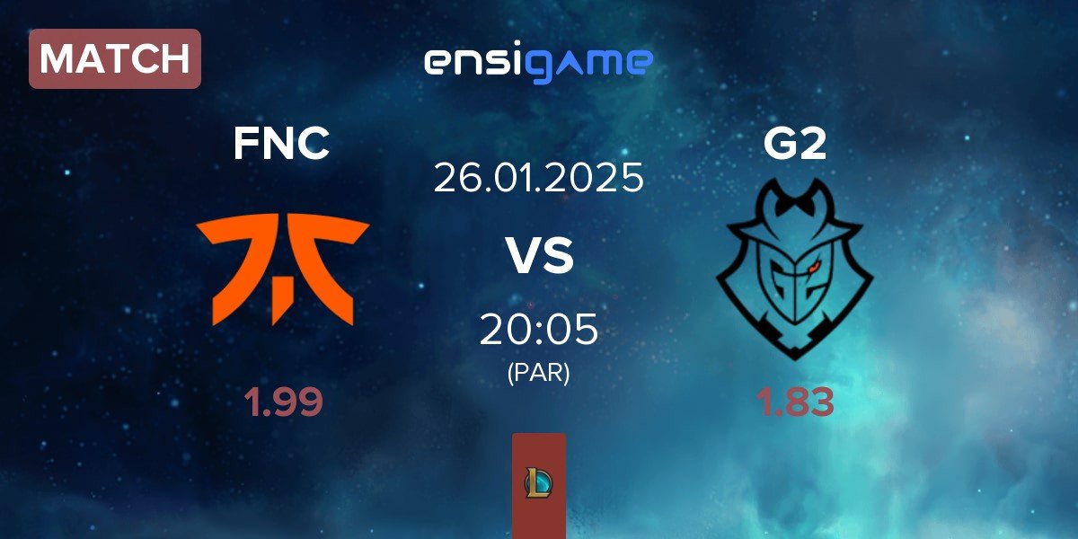 Match Fnatic FNC vs G2 Esports G2 | 26.01