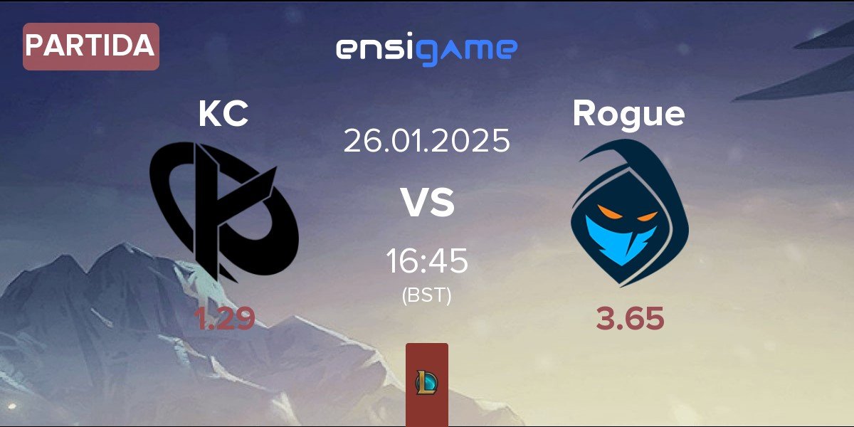 Partida Karmine Corp KC vs Rogue | 26.01