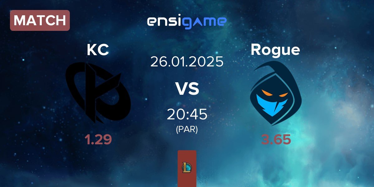 Match Karmine Corp KC vs Rogue | 26.01