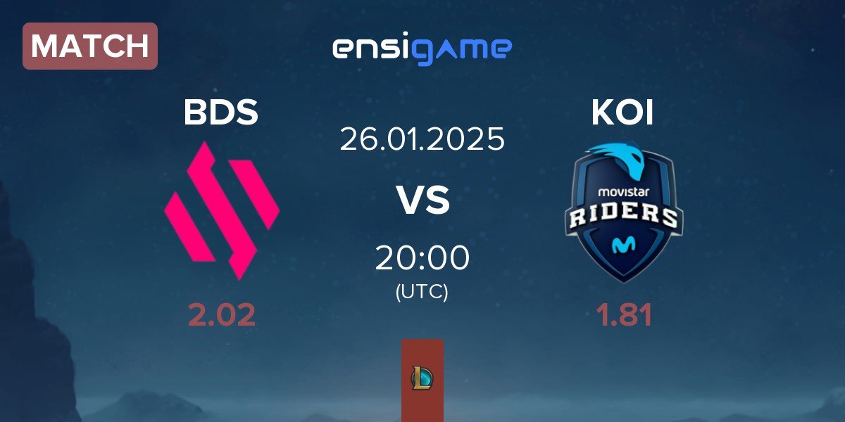 Match Team BDS BDS vs Movistar KOI KOI | 26.01