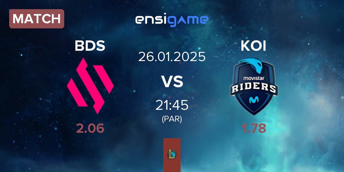 Match Team BDS BDS vs Movistar KOI KOI | 26.01