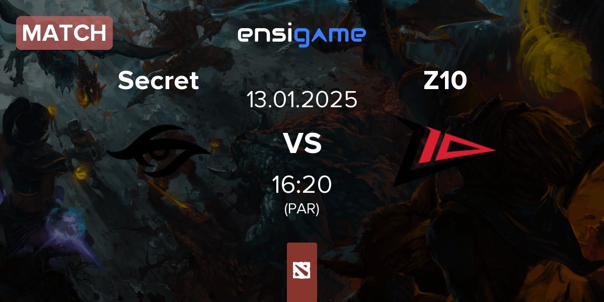 Match Team Secret Secret vs Zero Tenacity Z10 | 13.01