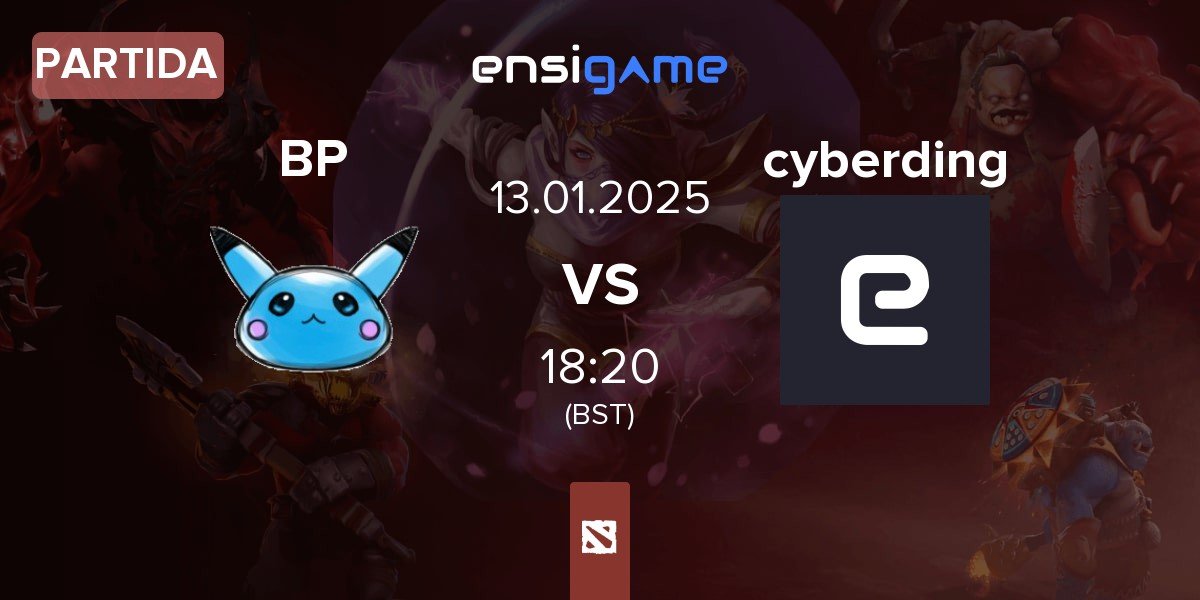 Partida Blue Pikachu BP vs Team cyberding cyberding | 13.01