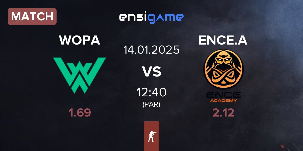 Match WOPA Esport WOPA vs ENCE Academy ENCE.A | 14.01