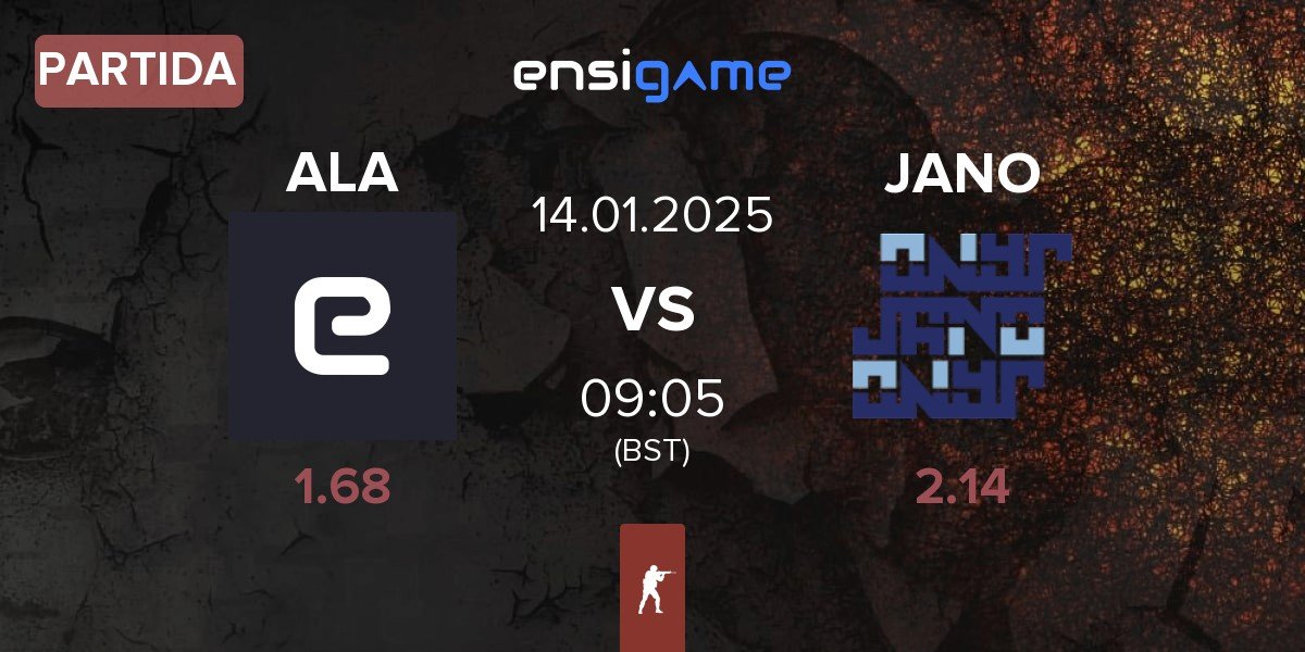 Partida ALASKA ALA vs JANO Esports JANO | 14.01