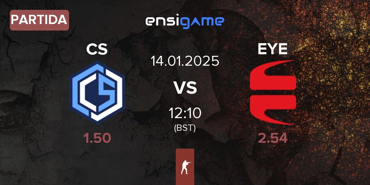 Partida CYBERSHOKE Esports CS vs EYEBALLERS EYE | 14.01