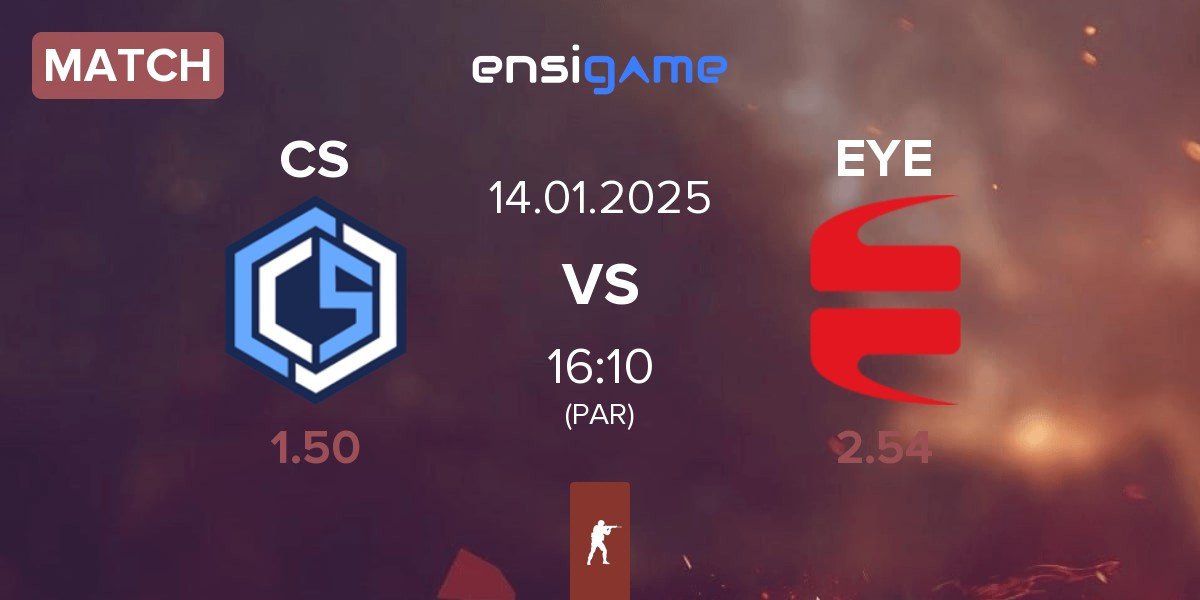 Match CYBERSHOKE Esports CS vs EYEBALLERS EYE | 14.01