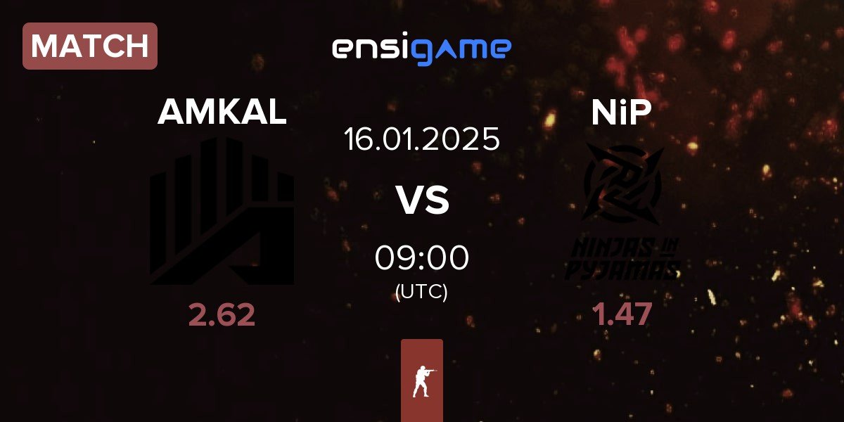 Match AMKAL vs Ninjas in Pyjamas NiP | 16.01