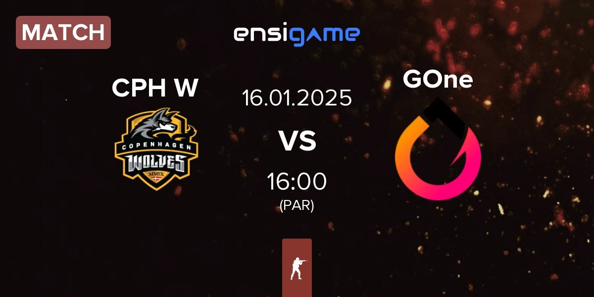 Match Copenhagen Wolves CPH W vs GenOne GOne | 16.01