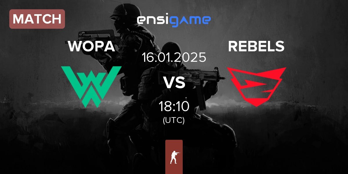 Match WOPA Esport WOPA vs Rebels Gaming REBELS | 16.01