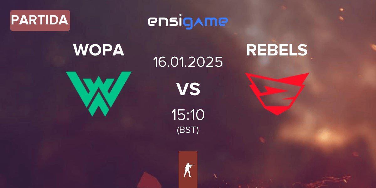 Partida WOPA Esport WOPA vs Rebels Gaming REBELS | 16.01