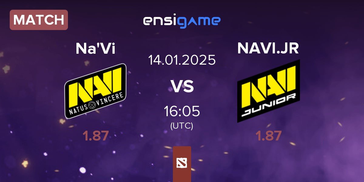 Match Natus Vincere Na'Vi vs Navi Junior NAVI.JR | 14.01