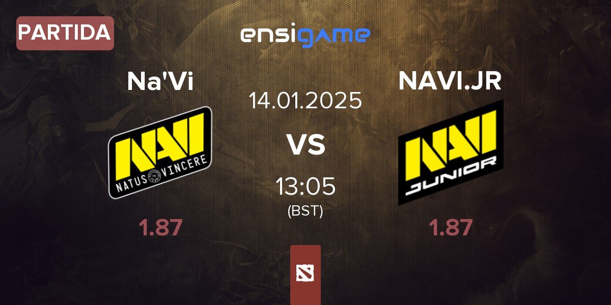 Partida Natus Vincere Na'Vi vs Navi Junior NAVI.JR | 14.01