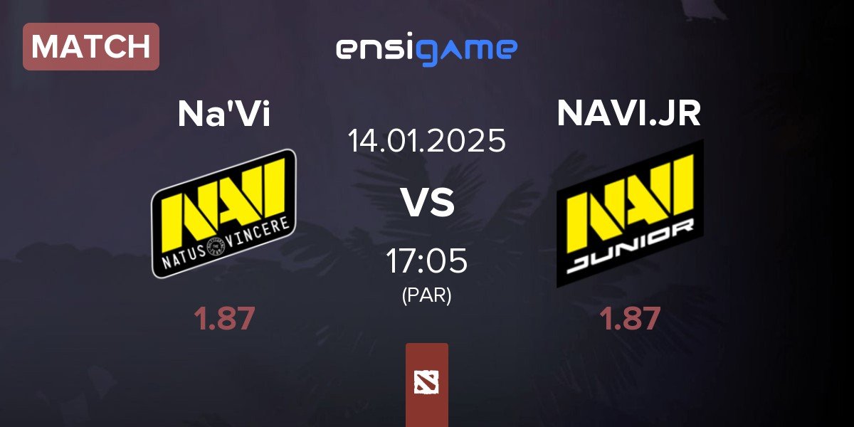 Match Natus Vincere Na'Vi vs Navi Junior NAVI.JR | 14.01