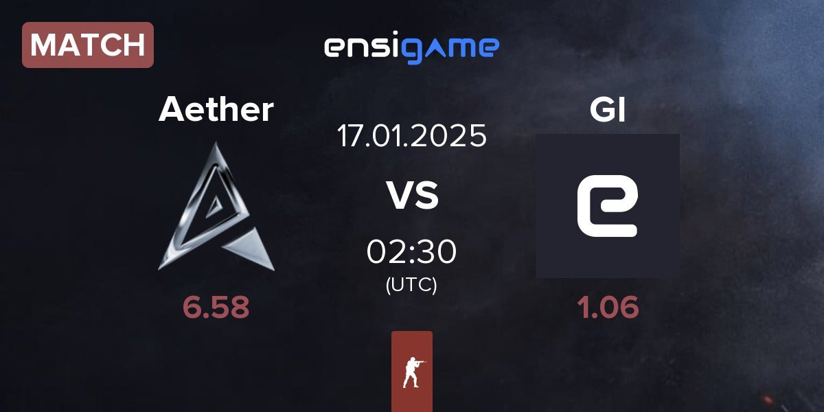 Match Team Aether Aether vs Getting Info GI | 17.01