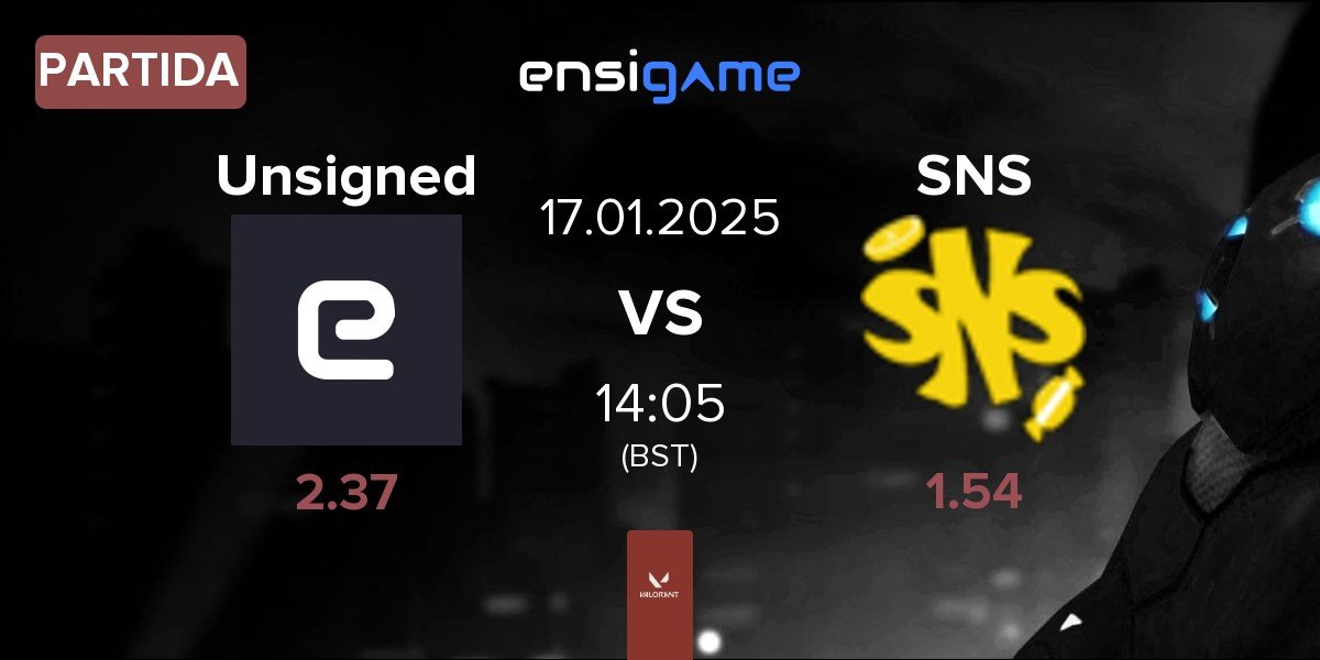 Partida Unsigned UNS vs SweetNSour SNS | 17.01