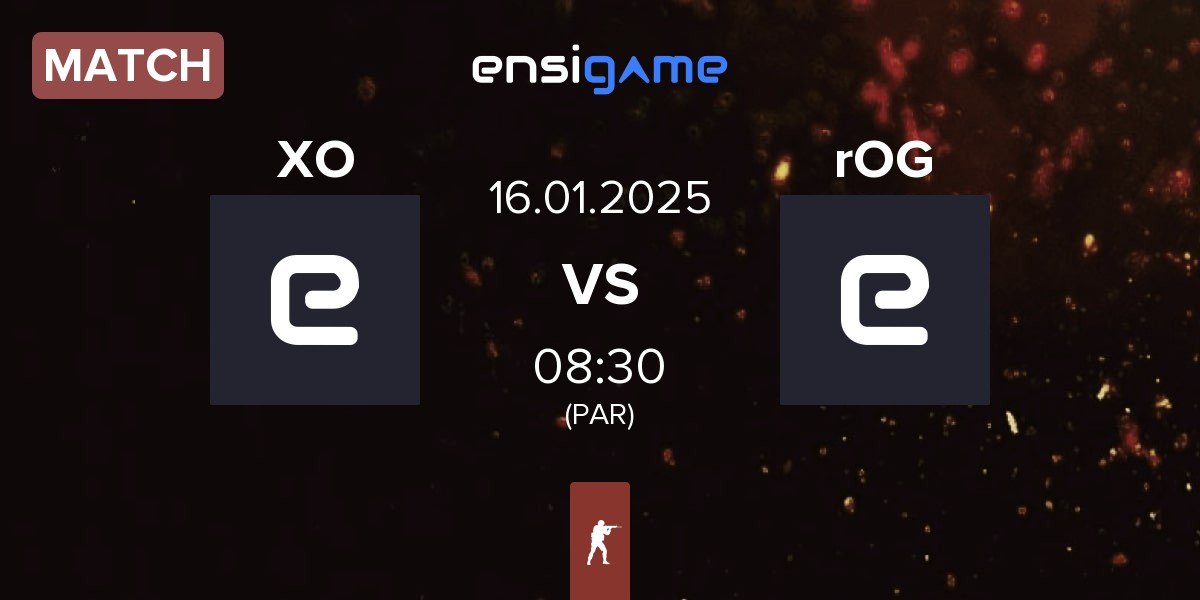 Match XO Esports XO vs Real Original Gaming rOG | 16.01