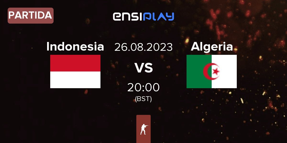 Partida Indonesia IDN vs Algeria DZA | 26.08