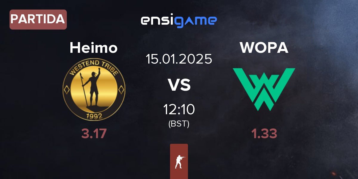 Partida Heimo Esports Heimo vs WOPA Esport WOPA | 15.01