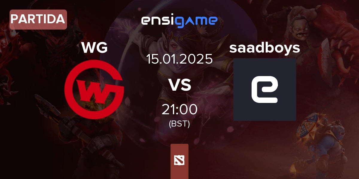 Partida Wildcard Gaming WG vs saadboys | 14.01