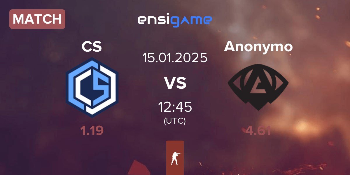 Match CYBERSHOKE Esports CS vs Anonymo Esports Anonymo | 15.01