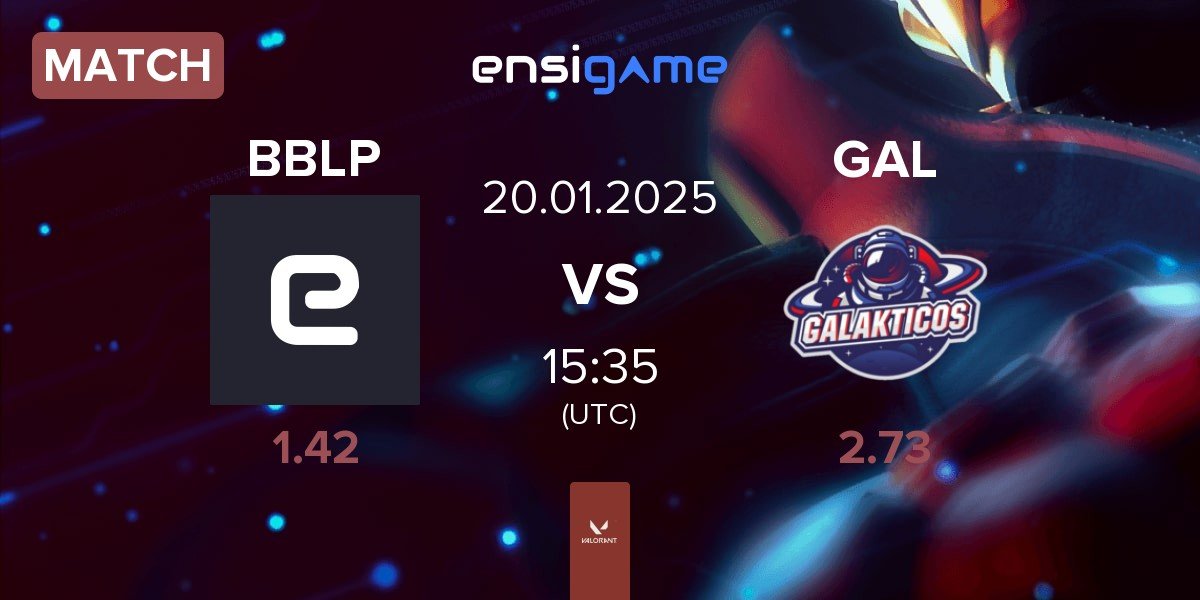 Match BBL PCIFIC BBLP vs Galakticos GAL | 20.01