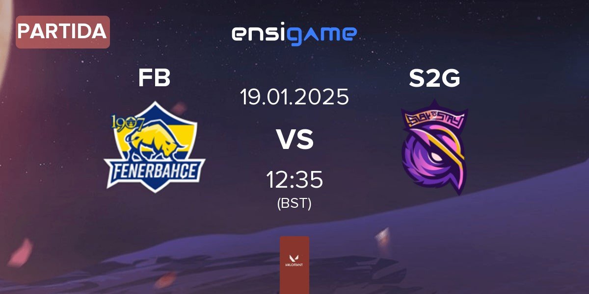 Partida Fenerbahçe Esports FB vs S2G Esports S2G | 19.01