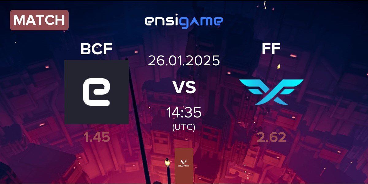 Match BBL PCIFIC BCF vs Fire Flux Esports FF | 26.01