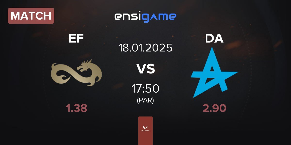 Match Eternal Fire EF vs Digital Athletics DA | 18.01