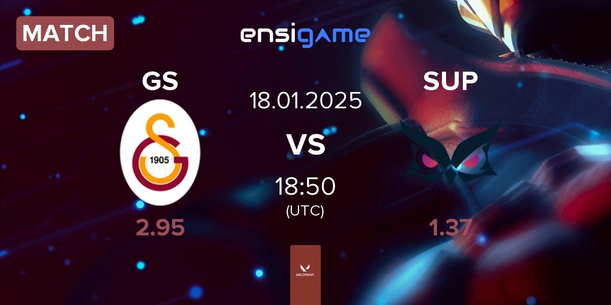 Match Galatasaray Esports GS vs Papara SuperMassive SUP | 18.01