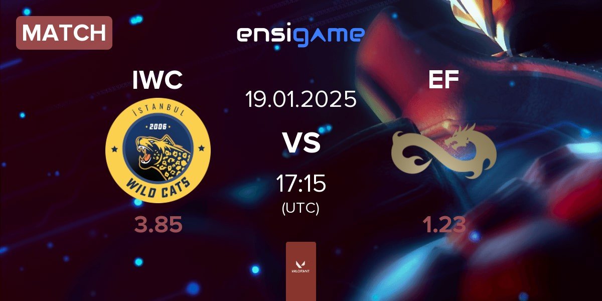 Match Istanbul Wildcats IWC vs Eternal Fire EF | 19.01