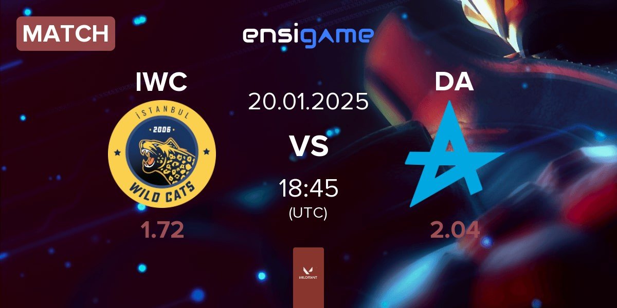 Match Istanbul Wildcats IWC vs Digital Athletics DA | 20.01