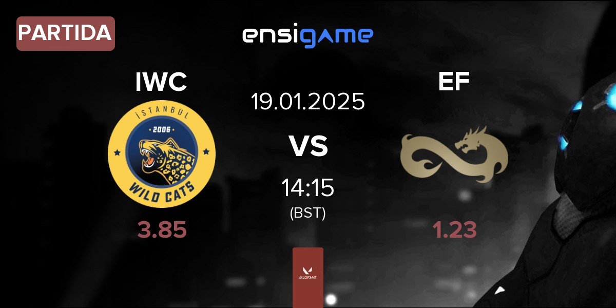 Partida Istanbul Wildcats IWC vs Eternal Fire EF | 19.01