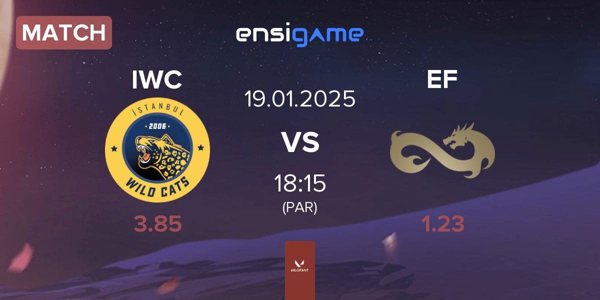 Match Istanbul Wildcats IWC vs Eternal Fire EF | 19.01