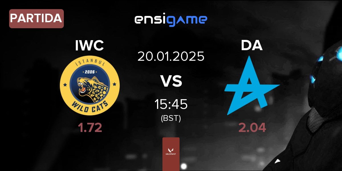 Partida Istanbul Wildcats IWC vs Digital Athletics DA | 20.01