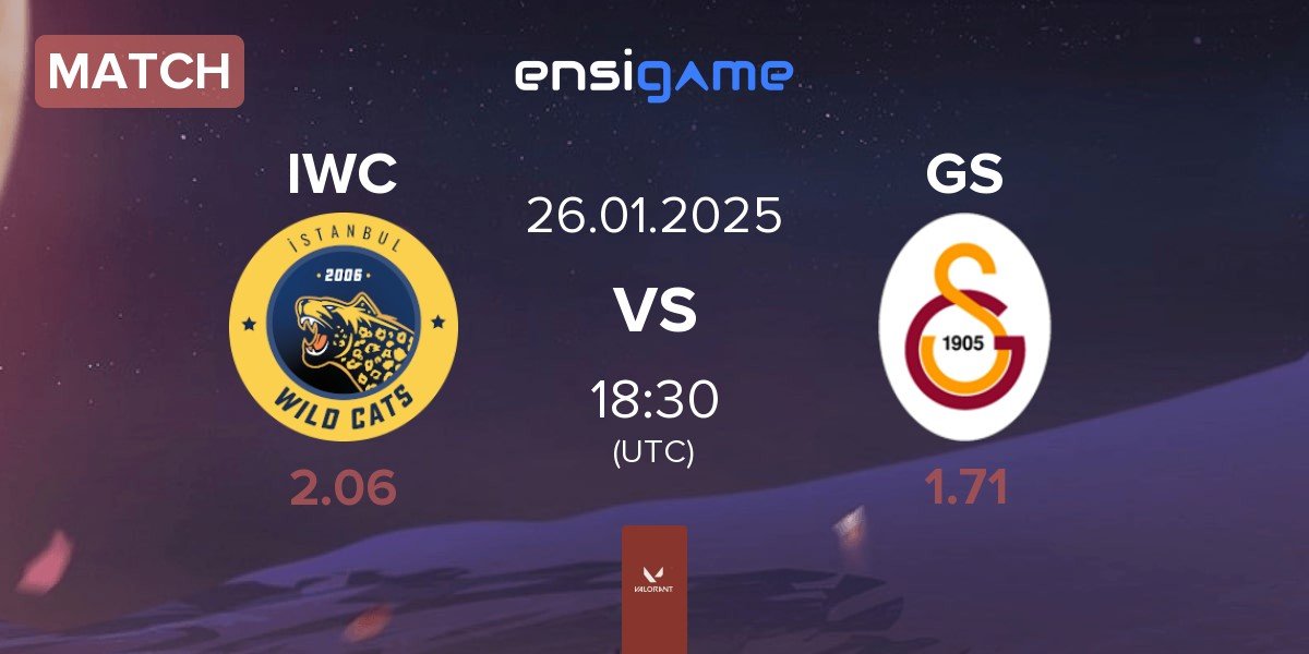 Match Istanbul Wildcats IWC vs Galatasaray Esports GS | 26.01