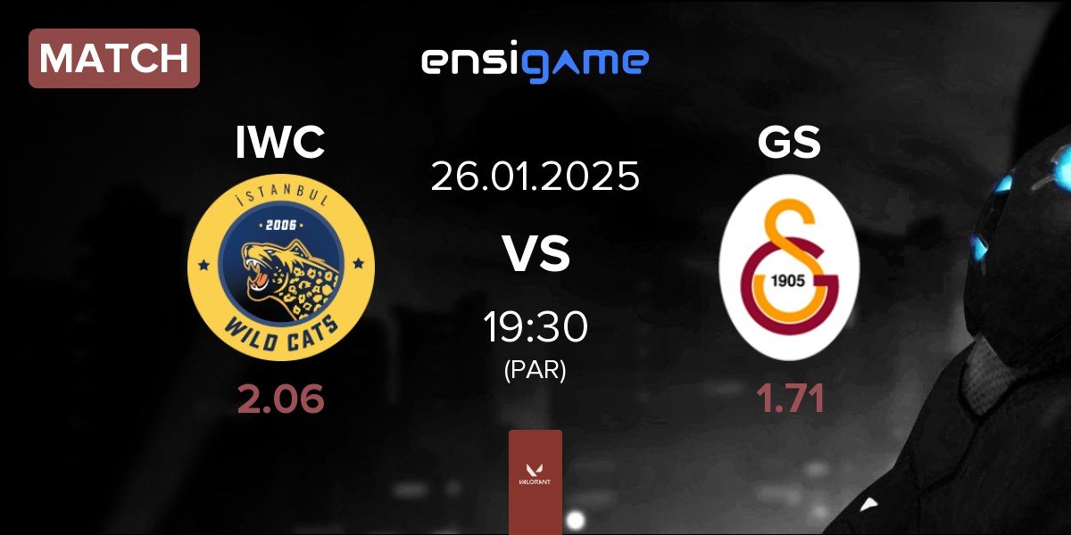 Match Istanbul Wildcats IWC vs Galatasaray Esports GS | 26.01