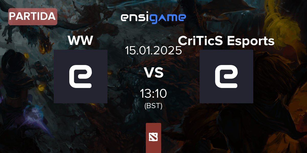 Partida Wolf Warriors WW vs CriTicS Esports | 15.01