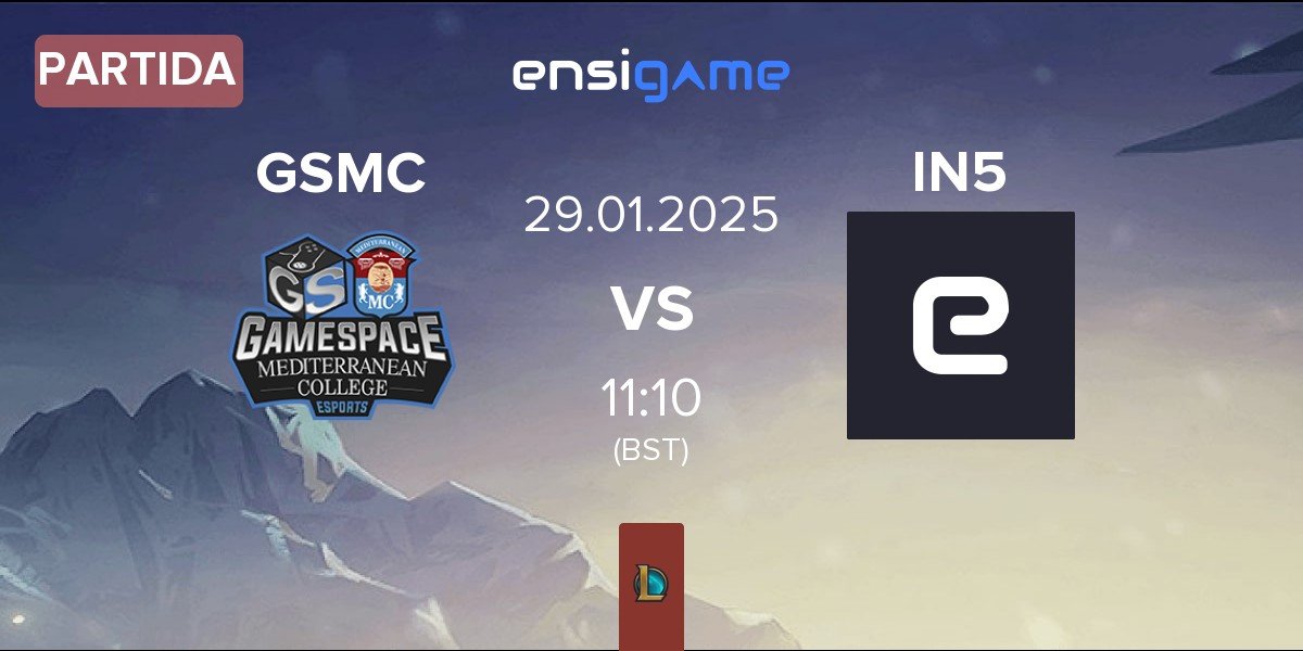 Partida Gamespace MCE GSMC vs Team Insidious IN5 | 29.01